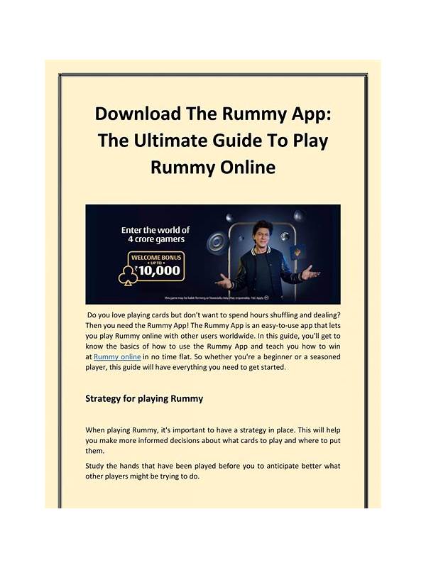 The Ultimate Guide to the Best Rummy App Online
