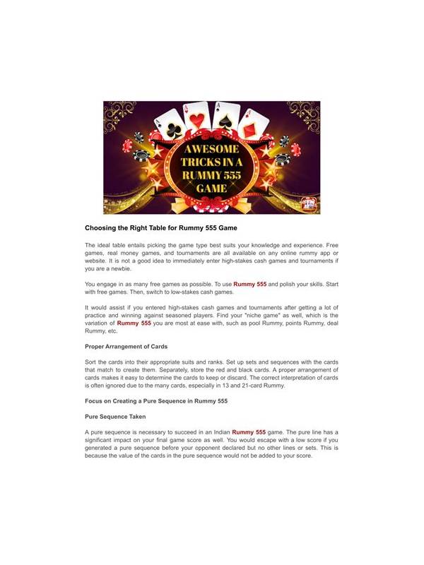 Choosing a Rummy Practice Format for a New Skill