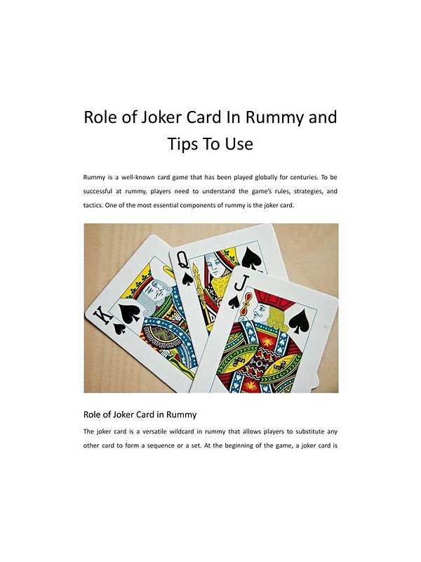 Rummy Tips: Use a Role Label for Every High Card